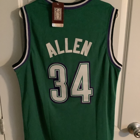Ray Allen Milwaukee Bucks Throwback NBA Jersey Mens Large - Picture 5 of 8
